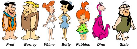 flintstones cartoon characters|Complete List of All The Flintstones Characters .